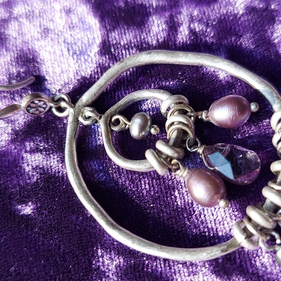 Women's Dangle Earrings - Picture 2 of 5